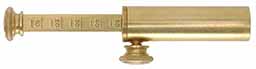 Powder measure, brass,
adjustable 0 to 50 grains,
without spout